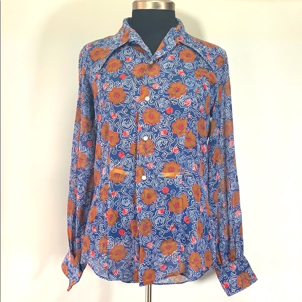 Rob Roy Vintage Plus Size Cottagecore Western Style Women’s Size 18 Sheer Blouse